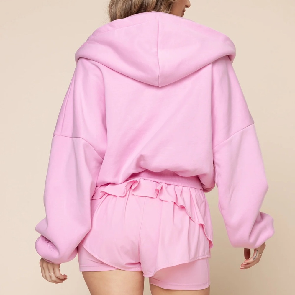 Popflex Zip Cloud Hoodie - Bubblegum - Picture 2 of 15